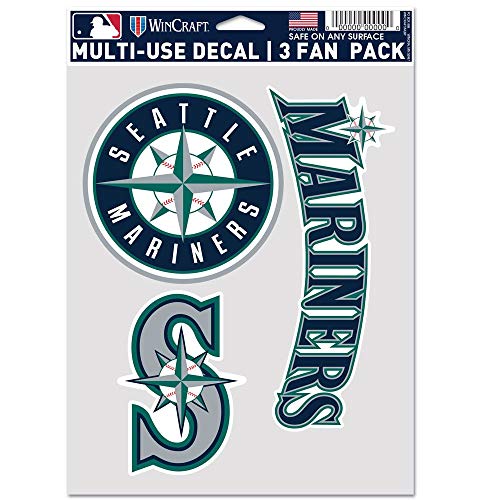 Wincraft MLB Seattle Mariners Lot de 3 autocollants... - Auto & Moto Amazon France à 24.05€