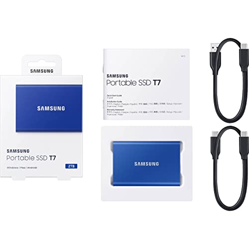 Samsung T7 Portable SSD Unidad de estado sólido Indigo-blue... - High-Tech & Électronique Amazon Espagne à 204.80€
