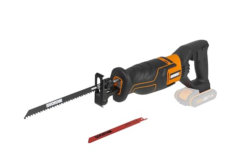 WORX Scie sabre sans fil 20V WX500.9, Compacte et Légère... - Bricolage & Outils en promo à 60.79€