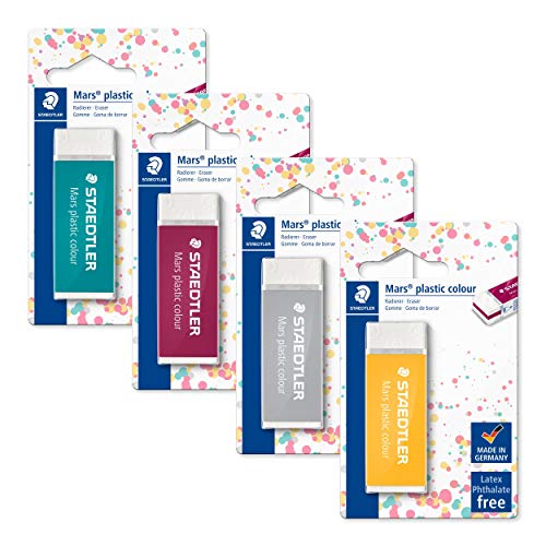 STAEDTLER 52650E1BK1 Mars Plastic Colour Sandwich Eraser... - Auto & Moto en promo à 2.49€