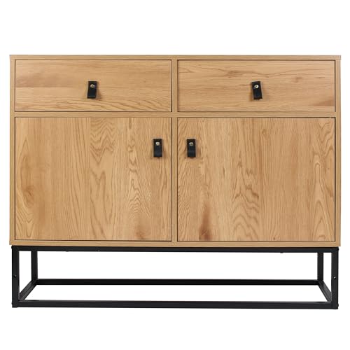 HOME DECO FACTORY Holz und Metall Abbott Möbel Bibliotheque... - Maison & Cuisine en promo à 129.51€