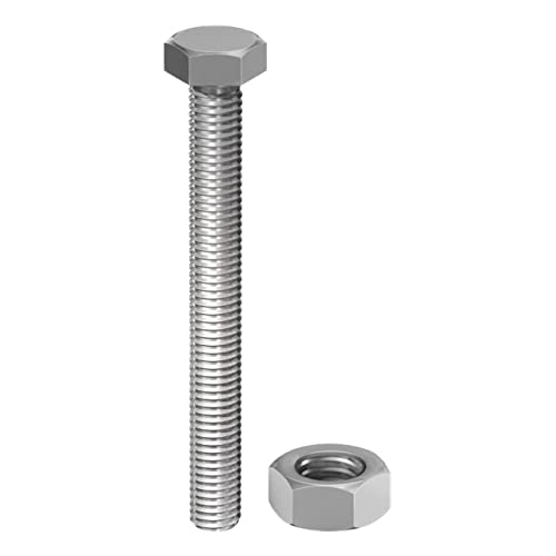 TIMCO M10 x 30 Hexagon Setscrew & Hex Nut - Stainless Steel... - Maison & Cuisine Amazon Royaume-Uni à 2.59€