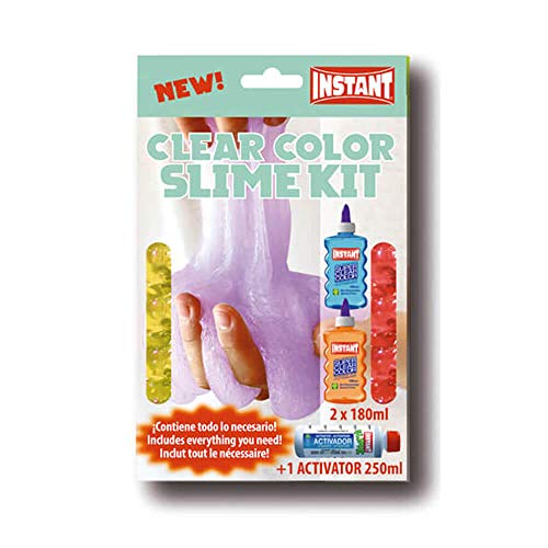 Instant Slime Kit Superclear Color - 2 Superclear Color... - Loisirs Créatifs Amazon France à 14.99€