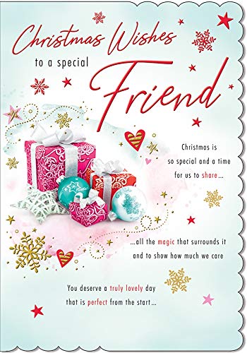 Piccadilly Greetings Traditional Christmas Card Friend - 9... - Auto & Moto Amazon Royaume-Uni à 2.02€