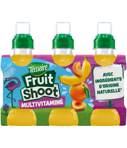 Teisseire Fruit Shoot Multivitaminé, 6 x 20cl en promo à 3,89€ (-74%) sur Amazon FR