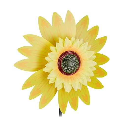 Relaxdays Sunflower Pinwheel, Windmill, Garden, Accessory... - Garden & Outdoor Amazon UK à 26.57€