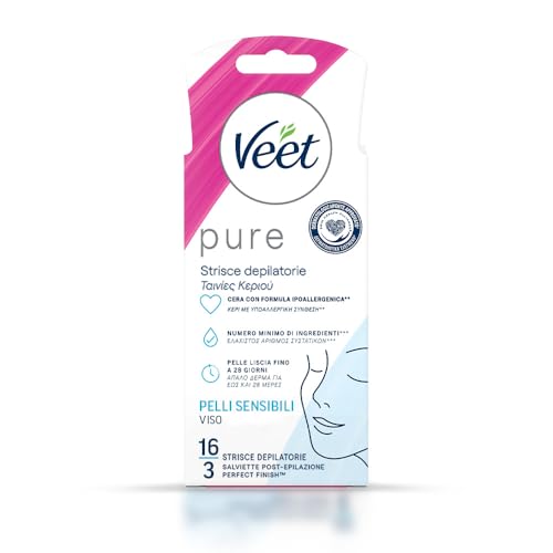 Veet Minima 16 Strisce Depilatorie Viso - Beauté & Parfums en promo à 7.00€