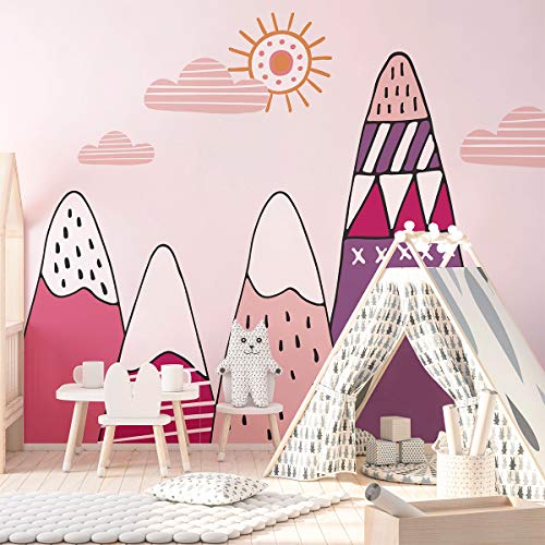 Ambiance Stickers Scandinavian Nordic Mountains Wall... - Bricolage & Outils Amazon Royaume-Uni à 16.04€