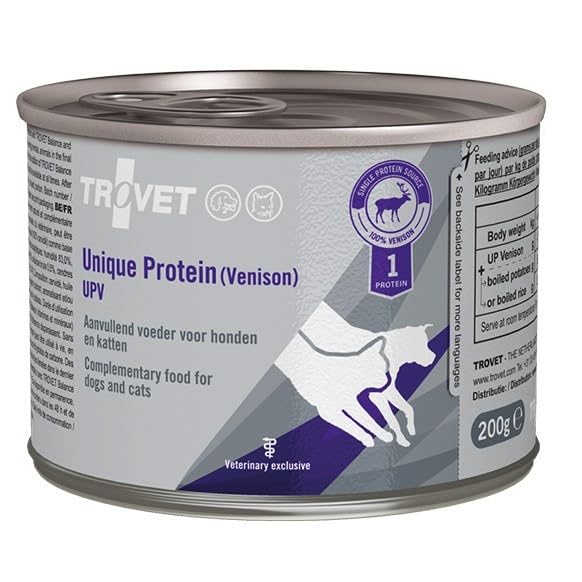 Trovet Unique Protein UPV (Venisón) - 6 x 200 g - Épicerie Amazon Espagne à 4.55€