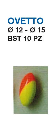 Zepre Segnafilo Ovale Hard Giallo/Rosso Diametro 12-15 BST.... - Bon plan à 1.65€