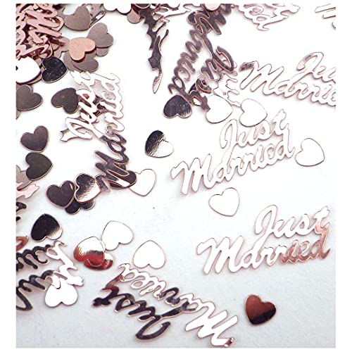 Konfetti Hochzeit Tischdeko Schimmereffekt Just married... - Maison & Cuisine Amazon Allemagne à 1.99€
