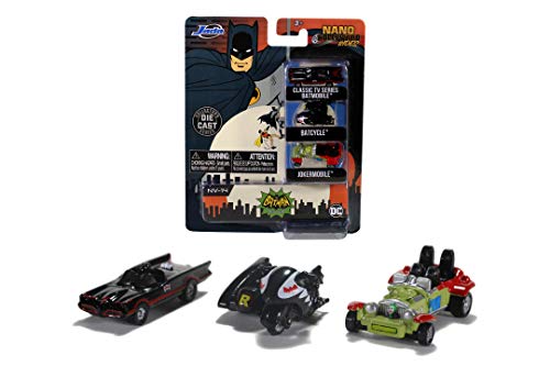 Jada Toys Batman - Set di 3 macchine da collezione Nano... - Jouets & Jeux en promo à 11.99€