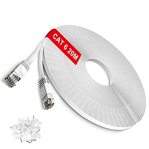 TBMax Cavo Ethernet Cat6 lungo 20 m, cavo Internet piatto... - High-Tech & Électronique Amazon Italie à 11.43€