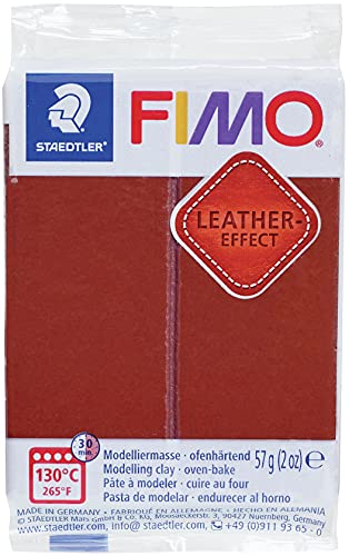 Fimo Leather Effect Polymer Clay 2oz-Nut Brown -EF801-779 - Loisirs Créatifs Amazon France à 12.64€
