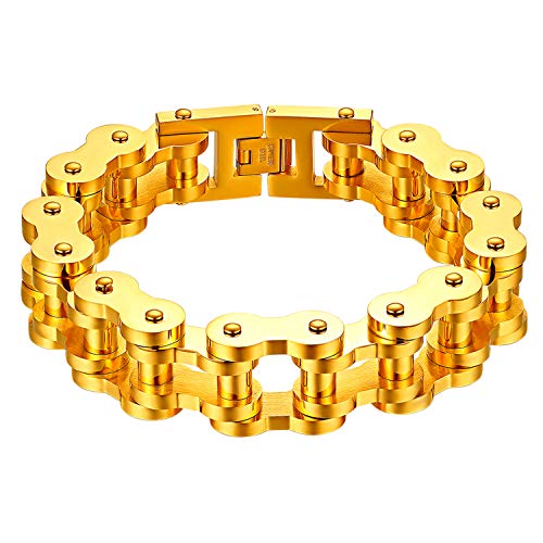 Cupimatch Herren Armband, 18mm Schwer Breit Edelstahl... - Sports & Fitness Amazon Allemagne à 5.99€