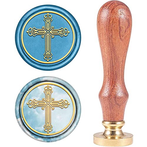 CRASPIRE Latón Retro Sello de Cera de Sellado, Cruzar Sello... - Maison & Cuisine Amazon Espagne à 5.79€