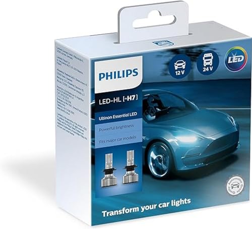 Philips Ultinon Essential LED Car Headlight Bulb (H7) 6.500K - Maison & Cuisine Amazon Royaume-Uni à 69.39€