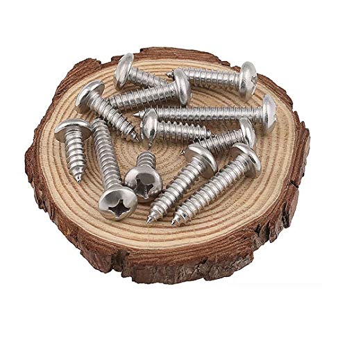 BOZONLI M4 Self Tapping Screws Wood Screws Pan Head... - Maison & Cuisine en promo à 3.98€