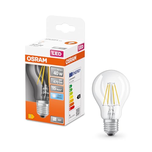 OSRAM Ampoule LED | Culot: E27 | Blanc froid | 4000 K | 4 W... en promo à 2,38€ (-57%) sur Amazon FR