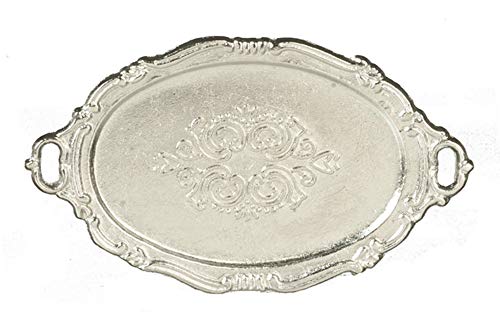 Dolls House Oval Silver Serving Tea Tray Miniature Dining... - Jouets & Jeux Amazon Royaume-Uni à 2.75€