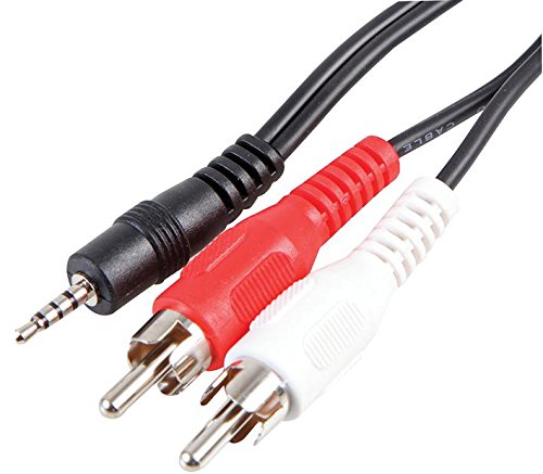 PRO SIGNAL 2.5mm 4 Pole Jack Plug to 2x Phono (RCA) Plug... - High-Tech & Électronique Amazon Royaume-Uni à 1.45€