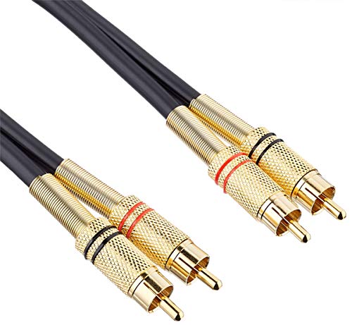 Pro Signal PSG00460 2x Phono (RCA) Male to 2x Male Lead... - Amazon Royaume-Uni à 5.51€