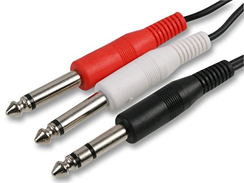 Pro Signal PSG03088 6.35mm (1/4") Stereo Jack Plug to 2x... - Amazon Royaume-Uni à 2.64€