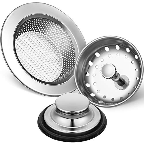 Mudder 3 Pcs Stainless Steel Universal Anti-Clogging... - Auto & Motorcycle Amazon UK à 5.37€