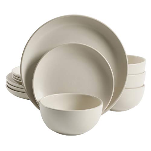 Gibson Home Rockaway Geschirrset aus Steinzeug, rund, für 4... - Maison & Cuisine en promo à 43.34€