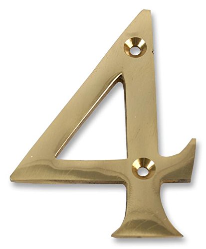 Duratool D01254 Brass Number, No. 4, 3" Length - Home & Kitchen Amazon UK à 1.92€