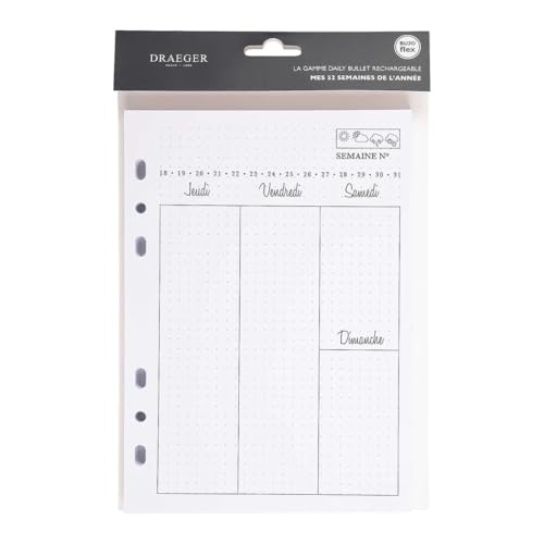 DRAEGER Ricarica Pagine Bullet Journal Le mie 52 settimane... - Auto & Moto en promo à 7.99€
