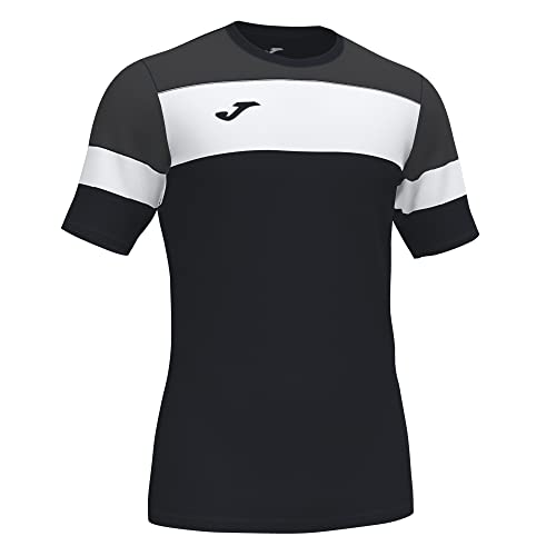 Joma Crew IV Camisetas Equip. m/c, Hombre, Negro/Antracita... - Amazon Espagne à 11.17€