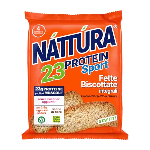 NATTURA PROTEIN SPORT Fette Biscottate Integrali, Fette... - Sports & Fitness Amazon Italy à 3.29€