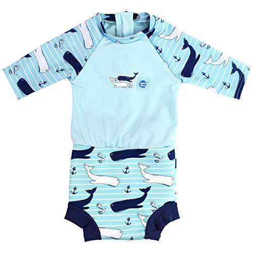 Splash About Happy Nappy Sunsuit, Vintage Moby, 6-14 Months - Bébé & Puériculture Amazon Royaume-Uni à 10.00€