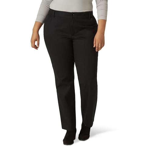 Lee Plus Size Wrinkle Free Relaxed Fit Straight Leg Pant... - Maison & Cuisine Amazon Espagne à 13.65€