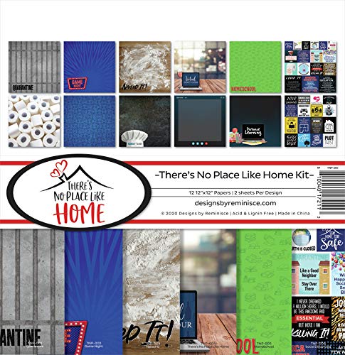 Reminisce Collection Kit 12"X12"-There's No Place Like Home - Loisirs Créatifs Amazon Italie à 21.72€