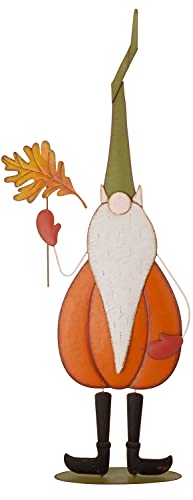 Glitzhome GH20025 Étui en métal Motif GNOME Debout Orange - Maison & Cuisine Amazon France à 29.45€