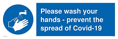 Please wash your hands - prevent the spread of Covid-19 - Fournitures Bureau en promo à 10.60€