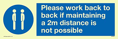 Si prega di lavorare indietro se non è possibile mantenere... - Fournitures Bureau Amazon Italie à 18.30€