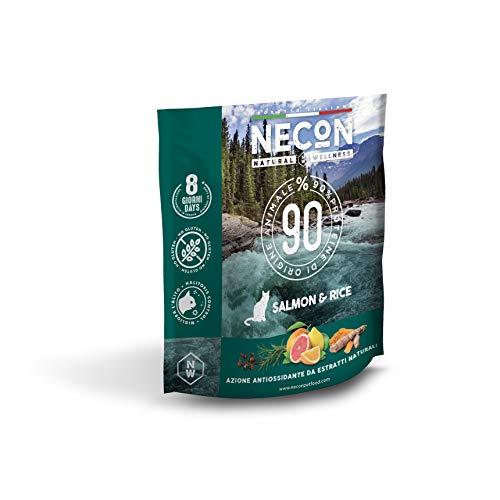NECON PET FOOD Natural Wellness Adult Saumon & Riz 400 g... - Animalerie Amazon France à 5.65€