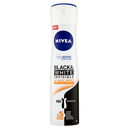 Men Black & White Invisible - Anti-perspirant Deodorant... en promo à 6,94€ (-44%) sur Amazon FR