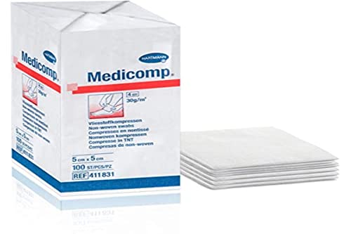 GASAS NO ESTERIL MEDICOMP 30G 5X5CM 100UD HARTMANN - Santé & Bien-être en promo à 0.69€
