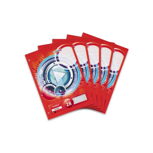 Landre - Blocco note scolastico, 5 pezzi, formato DIN A4, a... - Fournitures Bureau en promo à 16.25€