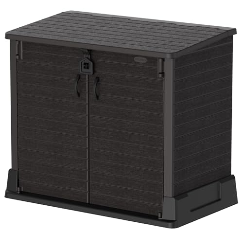 Duramax Cedargrain StoreAway 850L Plastic Garden Storage... - Jardin & Extérieur Amazon Royaume-Uni à 118.39€