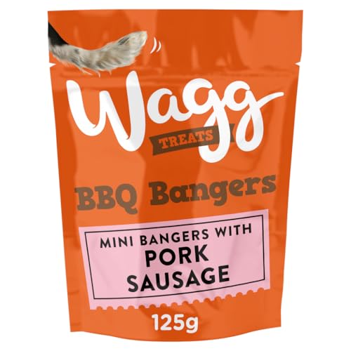 Wagg Dog Treats Bbq Bangers, 125.0 gram, transparent - Animalerie Amazon Royaume-Uni à 1.39€