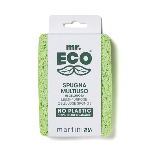 Mr.Eco Martinispa Mehrzweck-Schwamm aus Zellulose, 30 g - Maison & Cuisine en promo à 3.43€