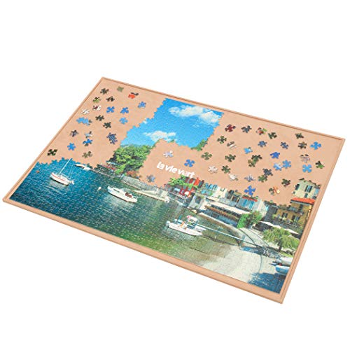 Lavievert Tavola per puzzle portatile in legno con... - Jouets & Jeux Amazon Italie à 34.22€