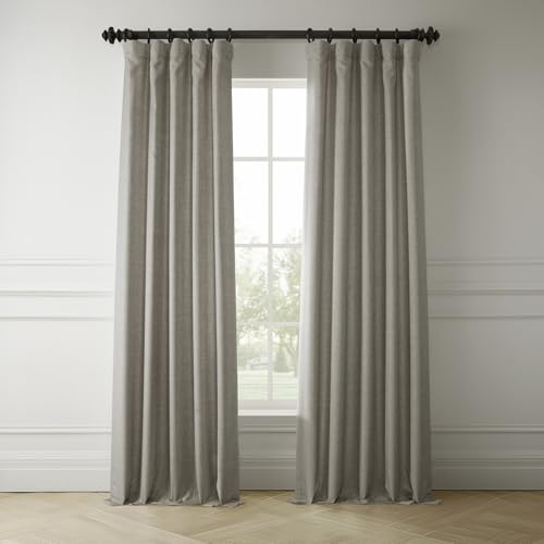 HPD Half Price Drapes Italian Faux Linen Curtains 96 Inches... - Home & Kitchen Amazon UK à 14.54€