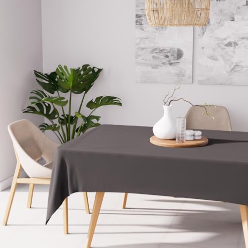 Soleil d'ocre Tovaglia Antimacchia, Nero (Antracite), 140 x... - Amazon Italie à 9.89€