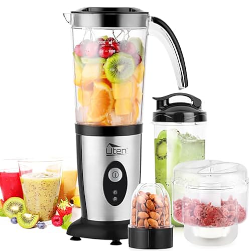Uten Blender Smoothie 1.25L, 220W Portables Mixeur à... - Maison & Cuisine Amazon France à 42.25€